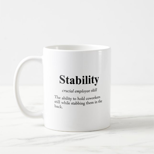 Employee stability is an important metric (2) coffee mug (Left)