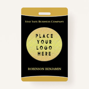 Employees ID Business Logo Branding Custom Card ID Badge