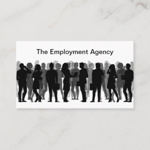 Employment Agency Recruiter Business Cards