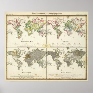 employment religion government Map Poster