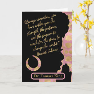 Empower and Encourage Melanated Greeting Card