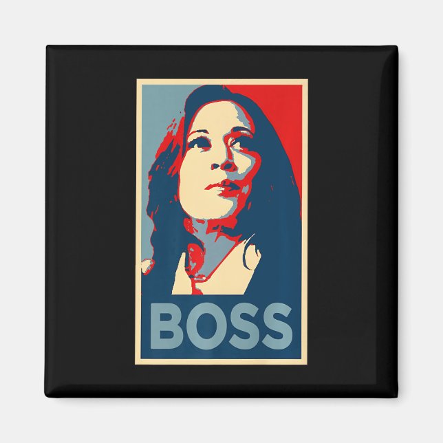 Empower Boss Kamala Harris Hope Poster 47 Rally Wo Magnet (Front)