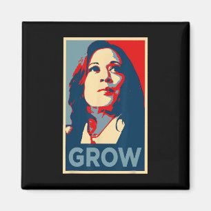 Empower Grow Kamala Harris Hope Poster 47 Rally Wo Magnet