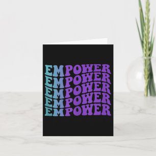 Empower, Mental Health Awareness Tank Top Card