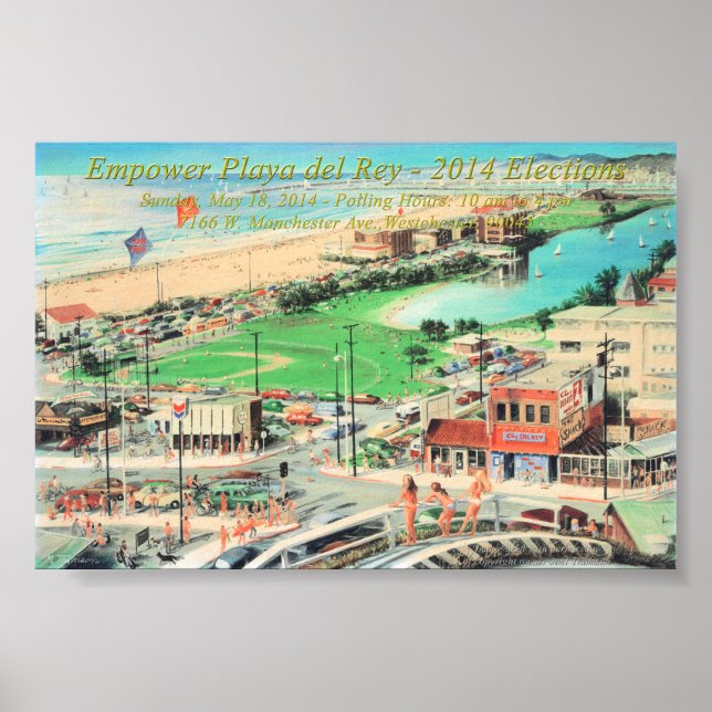 Empower Playa del Rey – 2014 No Border Poster (Front)