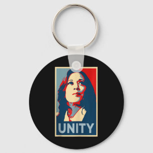 Empower Unity Kamala Harris Hope Poster 47 Rally W Key Ring