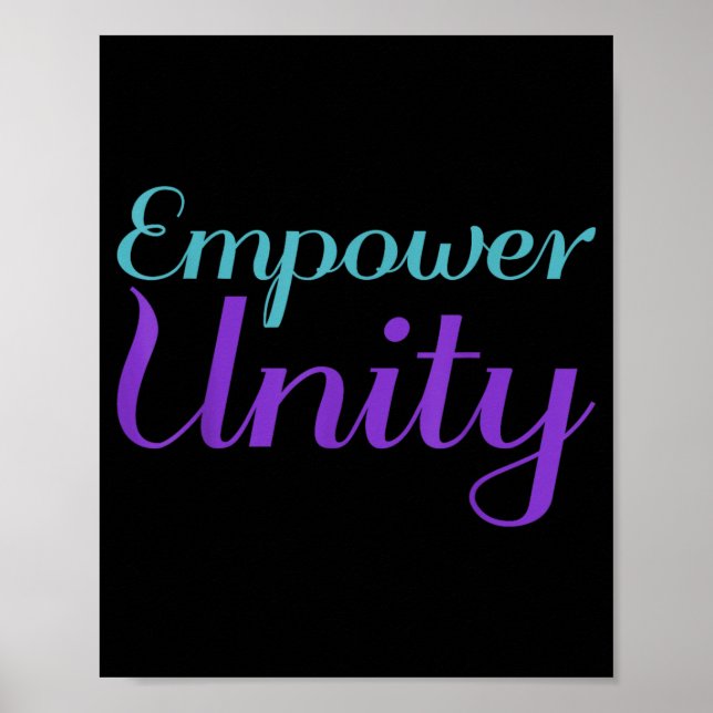 Empower Unity Prevention Awareness Design Poster (Front)