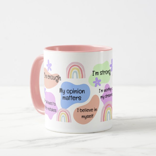 Empower Your Dreams with Every Sip Mug (Front Left)