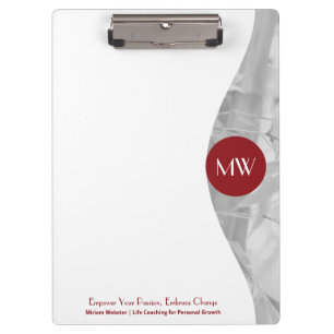 Empower Your Passion Embrace Change Life Coach Clipboard