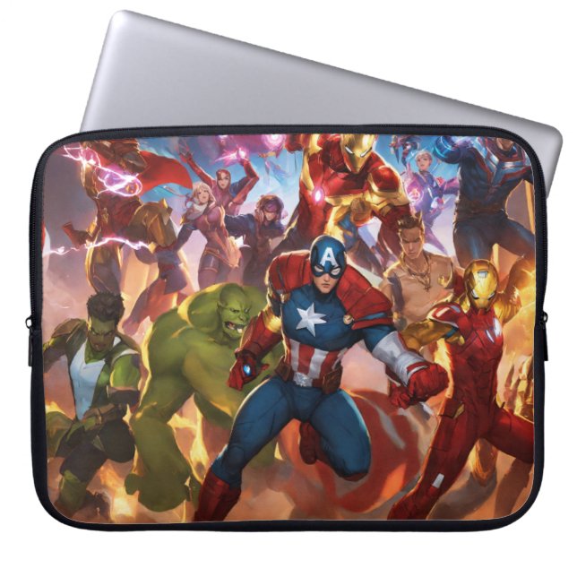 Empower Your Tech with Heroic Style Laptop Sleeve (Front)