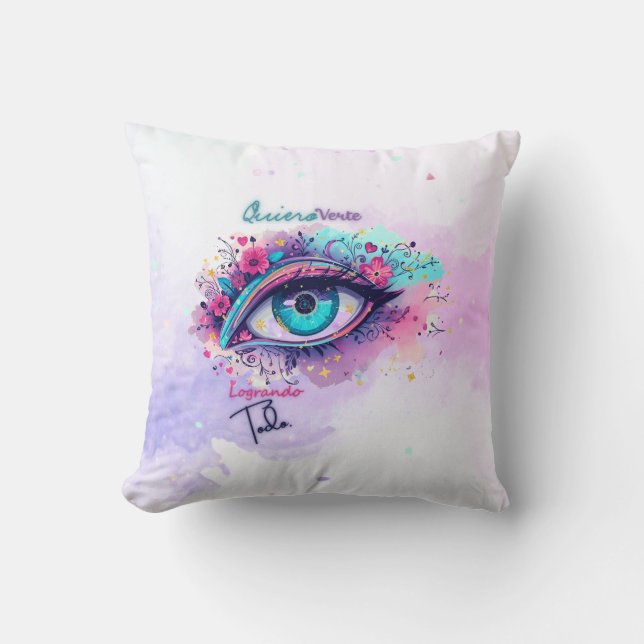 EmpowerArt | "I want to see you making it all" - A Cushion (Front)