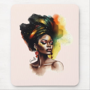 Empowered African-American Woman (2) Mouse Pad