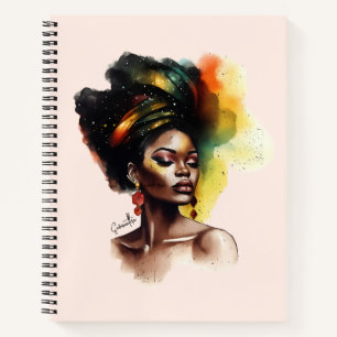 Empowered African-American Woman (2) Notebook