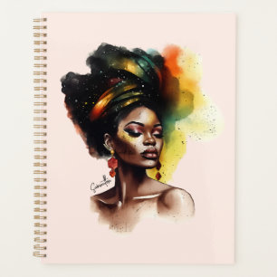 Empowered African-American Woman (2) Planner