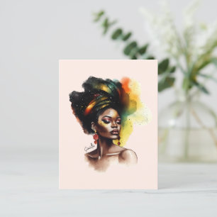 Empowered African-American Woman (2) Postcard