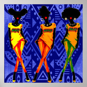 Empowered Beauty and Confidence Wall Art 