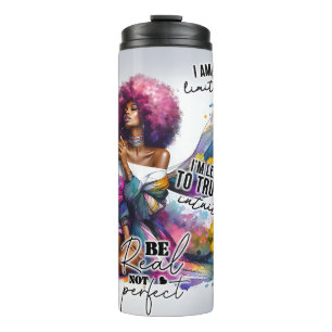 Empowered Beauty - Black Woman Inspirational Thermal Tumbler