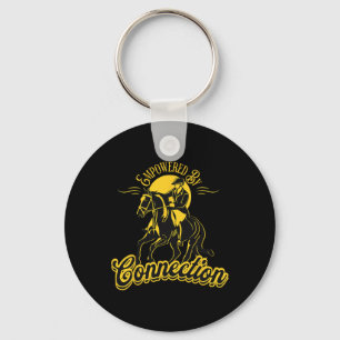 Empowered By Connection Equestrian Sports Horsebac Key Ring