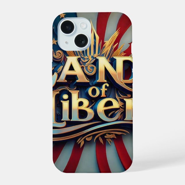 "Empowered by Freedom" iPhone 15 Case (Back)