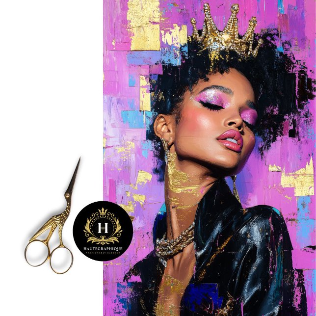 Empowered Feminist Queen Decoupage  Tissue Paper (Creator Uploaded)