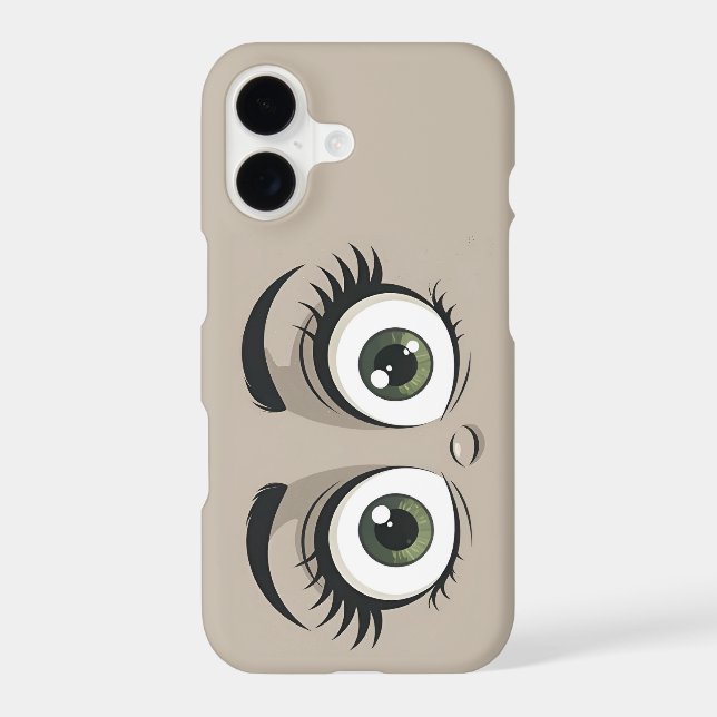 Empowered Gaze | Bold Confidence iPhone Case (Back)