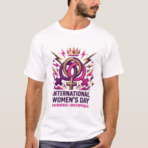 Empowered Unstoppable Women’s Day Design