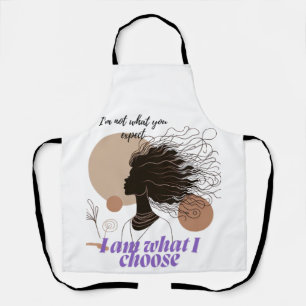 Empowered Woman Boho Art – I Am What I Choose Apron