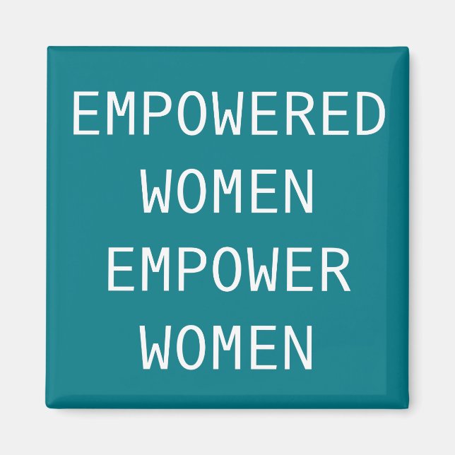 Empowered Women Empower Cool RBG Magnet (Front)