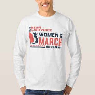 Empowered Women March & Unite on colorado T-Shirt