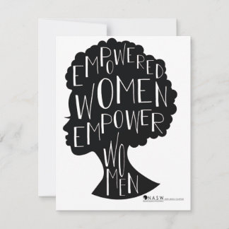 Empowered women notecards