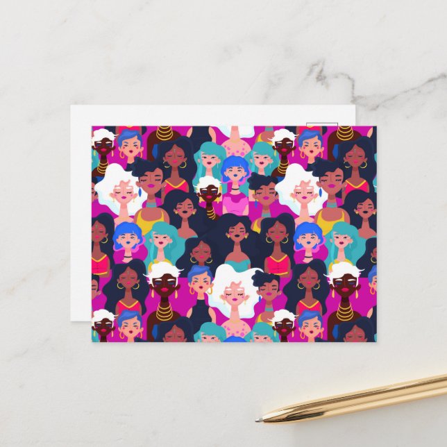 Empowered Women Postcard (Front/Back In Situ)