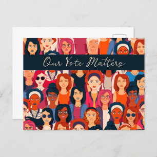 Empowered Women Vote  Postcard