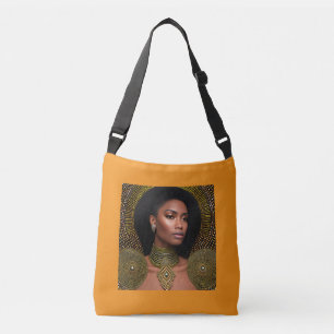 Empowering Ethnic Elegance: Black History Art Crossbody Bag