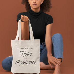 Empowering Inspiring Stylish Modern Tote Bag