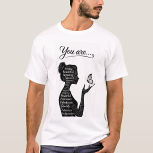 Empowering Silhouette of Strength and Self-Worth. T-Shirt