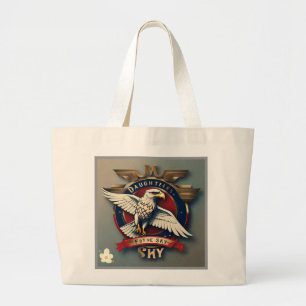 "Empowering Skies" Large Tote Bag