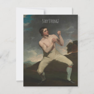 Empowering Stay Strong Art Blank  Postcard