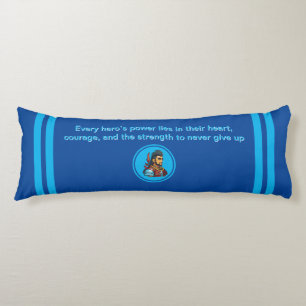Empowering Warrior A Superhero's True Life Body Cushion
