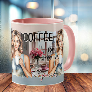 Empowering Women Creative Artistic  Coffee Mug