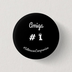 empowerment 3 cm round badge
