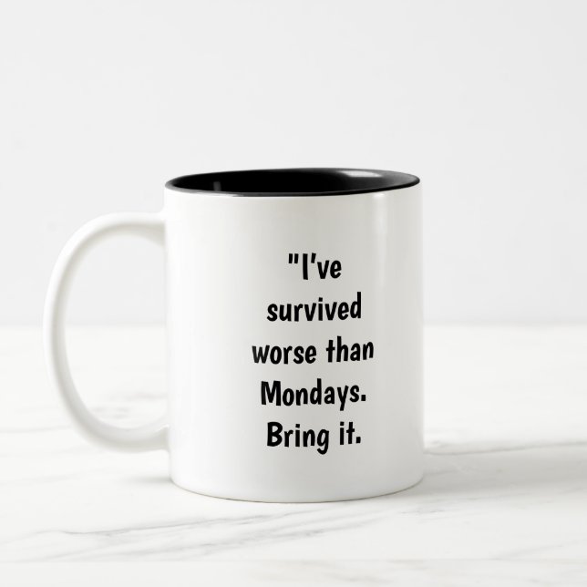 empowerment coffee mug,  Two-Tone coffee mug (Left)