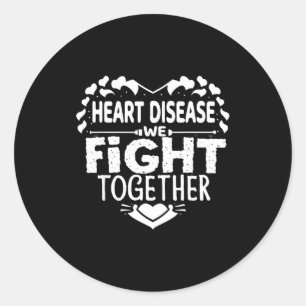 Empowerment In Action _ Heart Disease Awareness _1 Classic Round Sticker