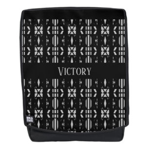 Empowerment Silver Grey & Black Backpack