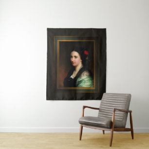 Empress Carlota of Mexico by Hermann Winterhalter Tapestry