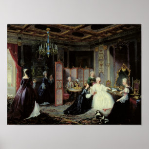 Empress Catherine the Great  receiving a Poster