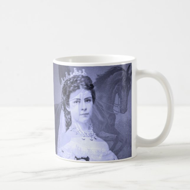 Empress Elisabeth from Austria to Horse - Sisi Coffee Mug (Right)