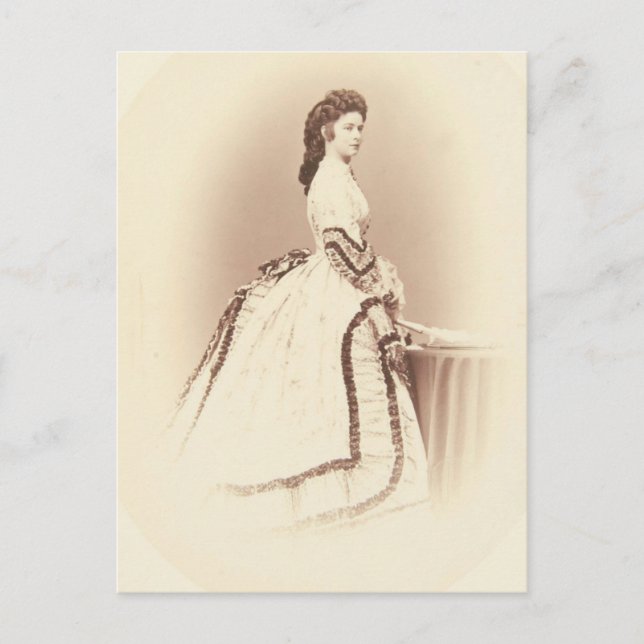Empress Elisabeth of Austria - Sissi - Sisi - 1863 Postcard (Front)