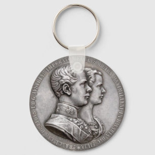 Empress Elisabeth of Austria Sissi Wedding Coin Key Ring