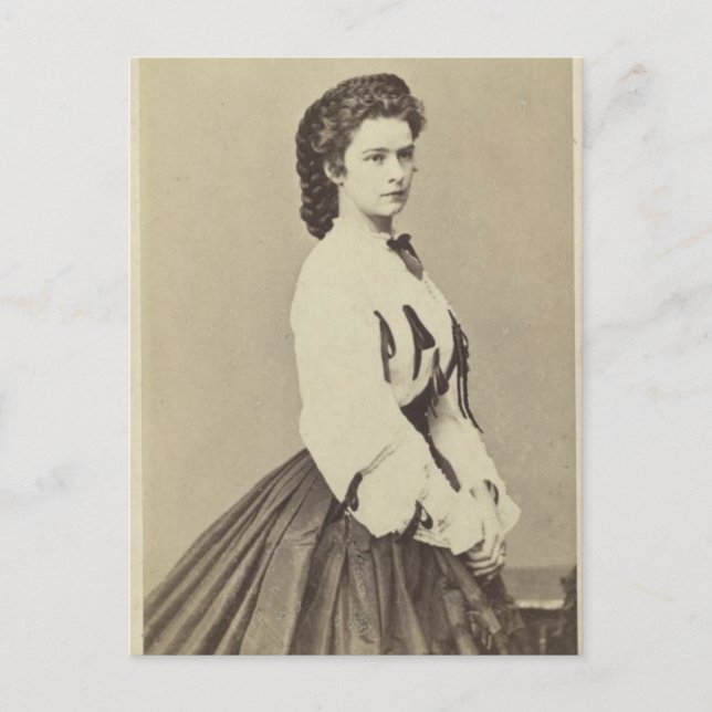 Empress Elisabeth - Sissi - Sisi of Austria 1864 Postcard (Front)