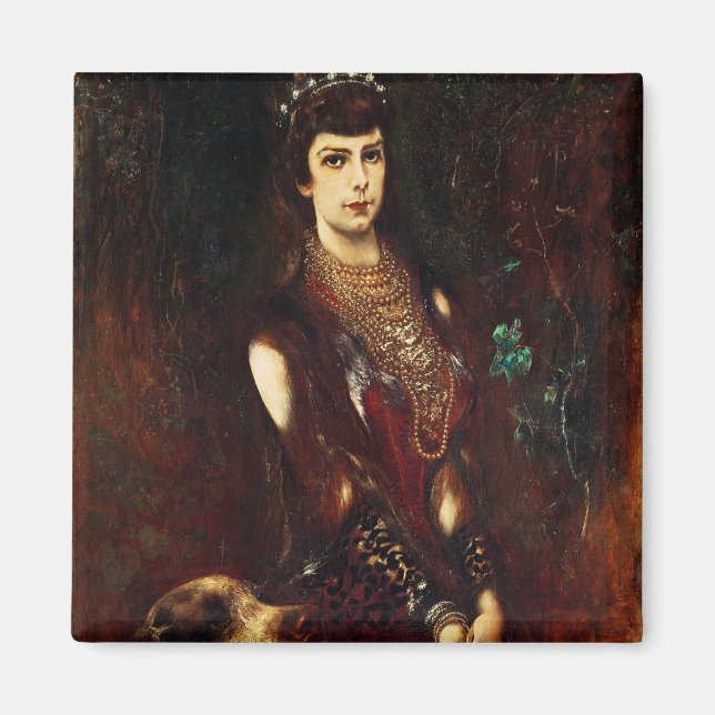 Empress Elizabeth of Austria, 1883 Magnet (Front)